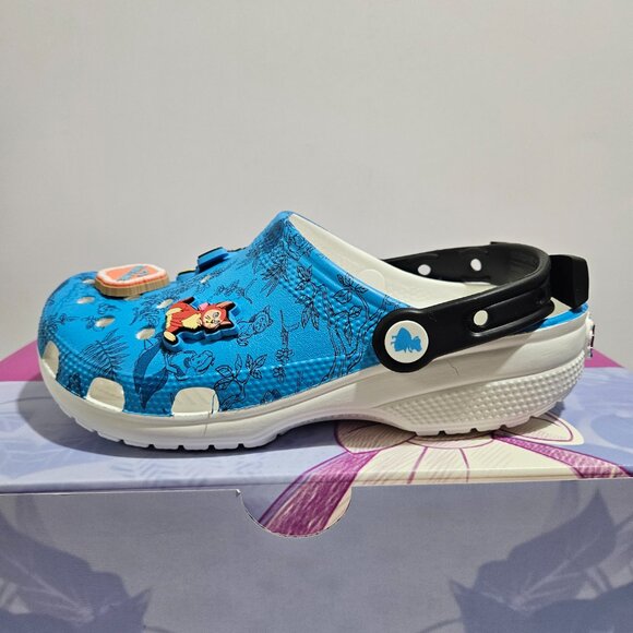 Disney Alice In Wonderland Slip On Clogs Women's Size 8 Sandals With Box Blue - Picture 8 of 11